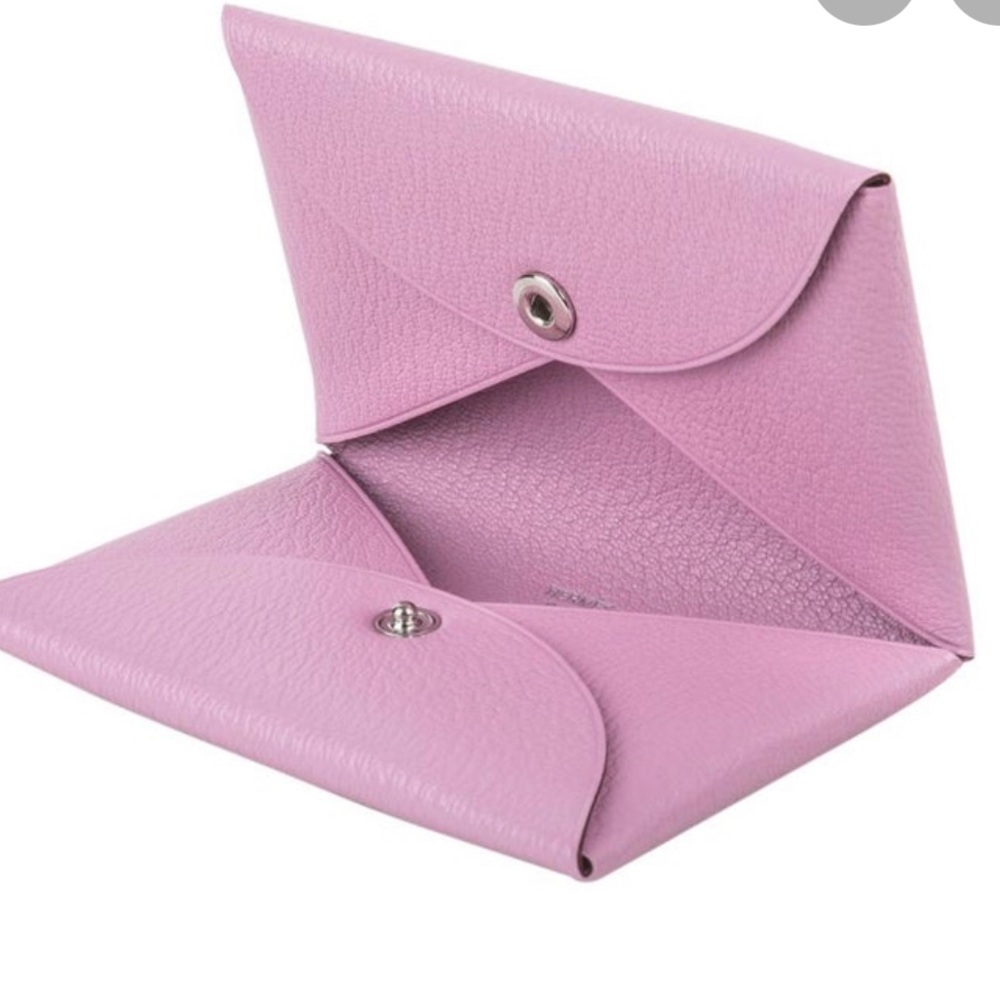 Hermes double clasp wallet muave sylvester